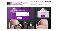Desktop Screenshot of concepteur-vendeur.fr